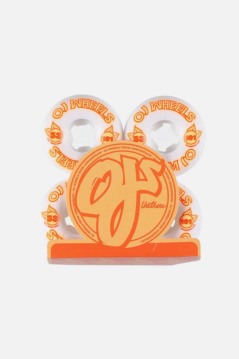 ROUES OJ WHEELS 53MM FROM CONCENTRATE HARDLINE 101A ORANGE