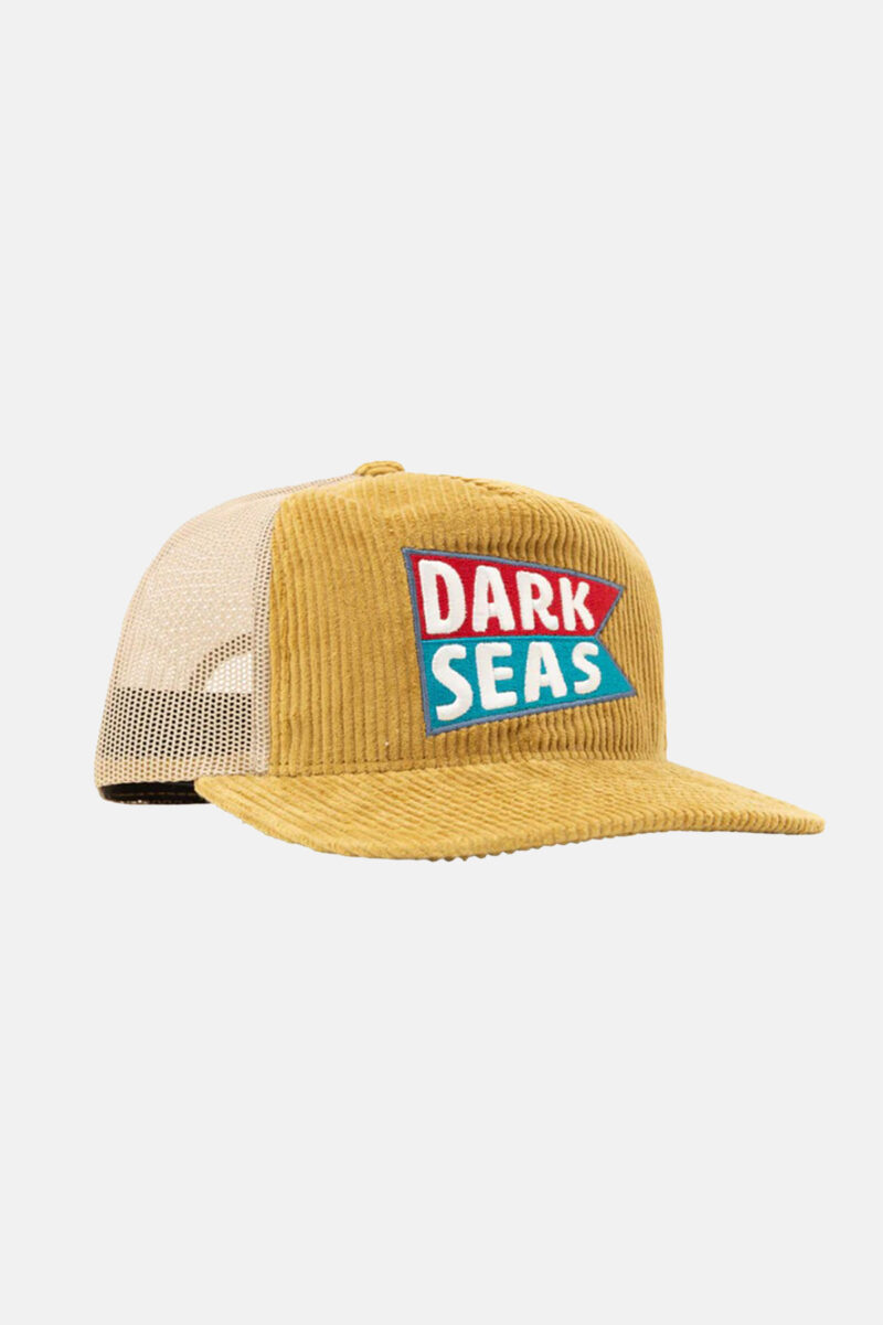 casquette jaune velours côtelé dark seas