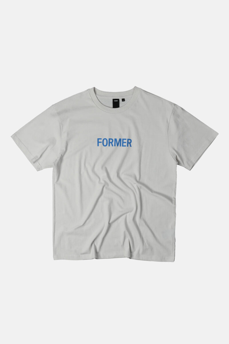 Tee-shirt blanc logo former ample