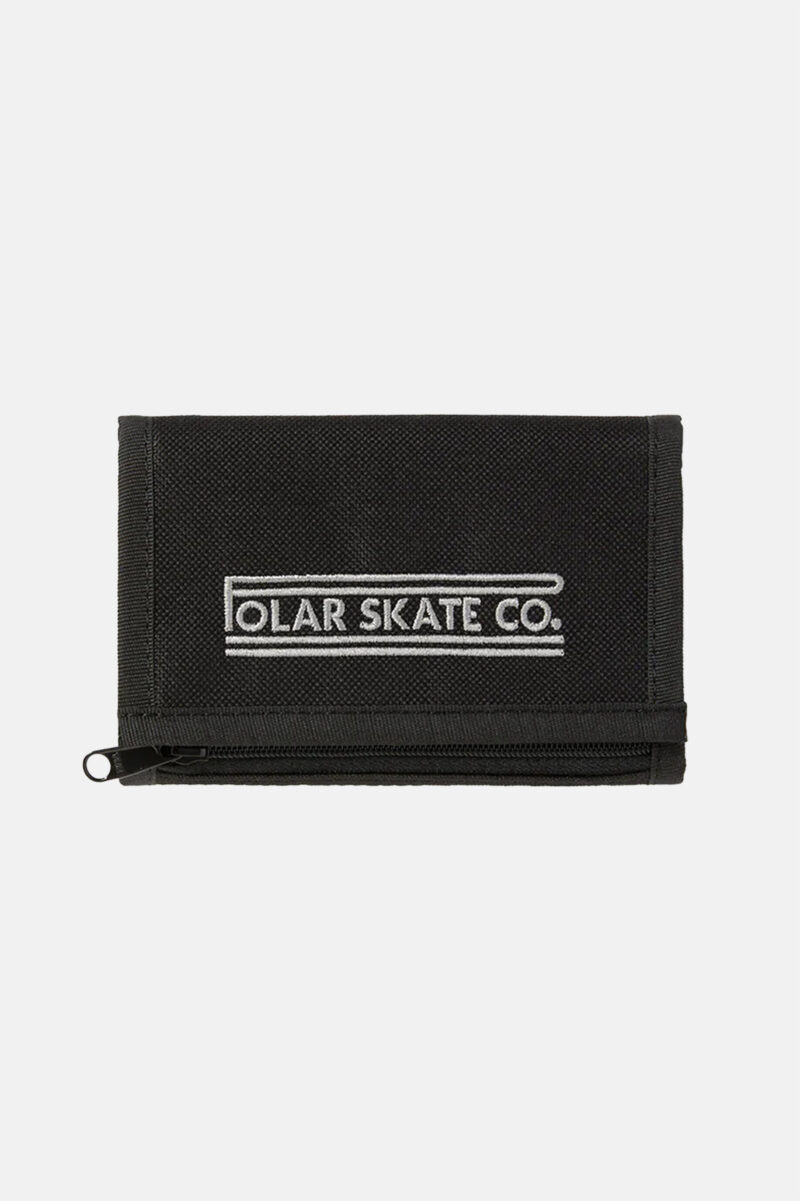 Polar Skate Co Key Wallet Stretch Logo Black